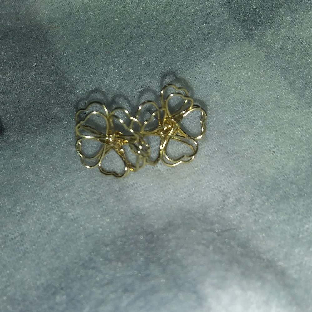 Clover earings real gold plated